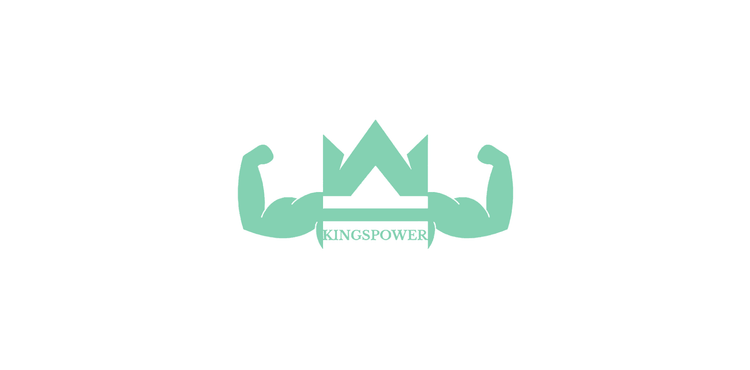 KingsPower logo turquoise wit